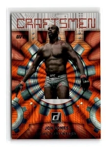 Jon Jones 2022 Donruss UFC Craftsmen Holo Orange Laser #15 - Picture 1 of 2