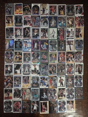 Huge NBA 80 Card Lot #d, RC Prizm, Inserts, Refractor - Brunson SGA Thompson - Image 1 of 4