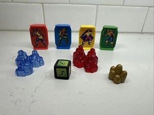 Dragon Strike Board Game Replacement Explorer Pawns Jewels And Die - Picture 1 of 10