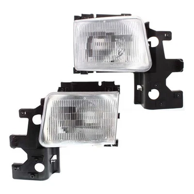 Par de faros lentes transparentes para Dodge B150/B250/B350 1994 | CH2503115, CH2502115 Foto 1 de 4