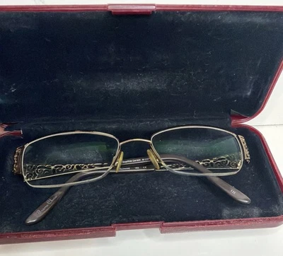 Gafas Sophia Loren M237 Zyloware marrón dorado 135 ** SOLO MARCOS ** 183 Foto 1 de 4