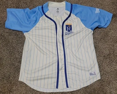 Cooperstown Dynasty Series Kansas City Royals Men's 2XL Jersey Pinstripe XXL MLB - Image 1 of 4