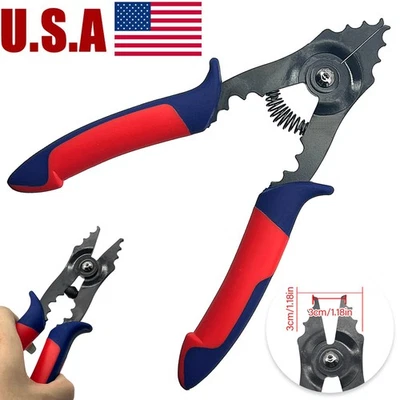 Alicates de cadena pinzas de cadena de hierro maleable con empuñadura de goma para grillete de araña Foto 1 de 4