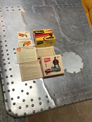 NEW Vintage Webra Record 09 cu.in. / 1.5cc Diesel Model Engine. - Image 1 of 4