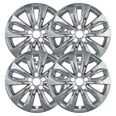 Set of 4 Chrome 18 inch Impostor Wheel Skins for 11-13 Hyundai Sonata Rim Covers Foto 1 de 4