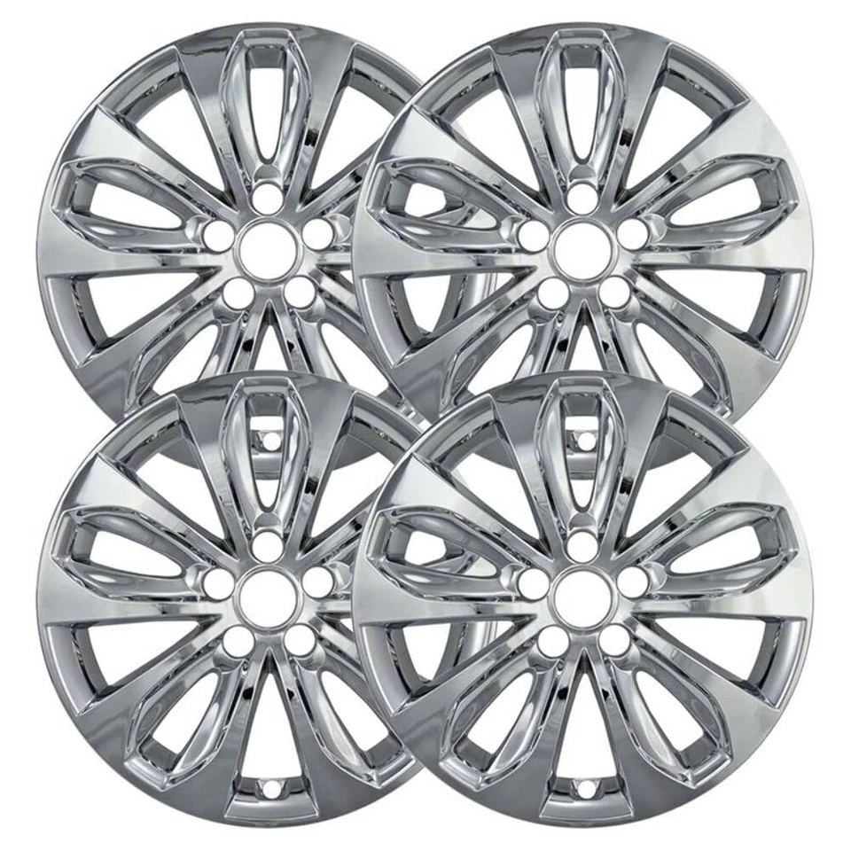 Set of 4 Chrome 18 inch Impostor Wheel Skins for 11-13 Hyundai Sonata Rim Covers Foto 1 de 4