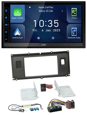 JVC DAB Bluetooth MP3 USB 2DIN Autoradio für Land Rover Evoque ab 2011 - Bild 1 von 4
