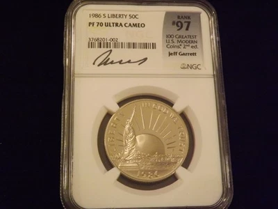 1986-S   50 C              LIBERTY           NGC PF 70 - Image 1 of 2