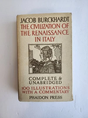 1972 Edition The Civilization Of Renaissance In Italy By Jacob  Burckhardt  - Image 1 of 4