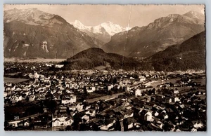 Postal vintage de los Alpes suizos - Interlaken & Jungfrau  - Imagen 1 de 2