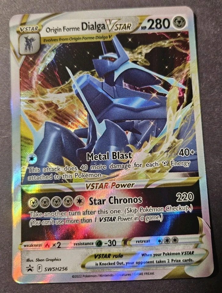 Origin Forme Dialga VSTAR SWSH256 SWSH: Sword & Shield Promo Cards Holo NM - Image 1 of 2