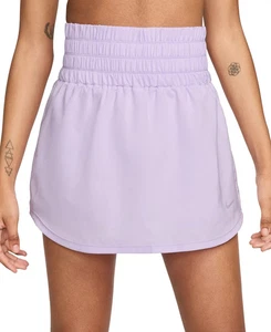 Women's Nike One Ultra High Rise Skort Lilac Bloom LARGE - Picture 1 of 4