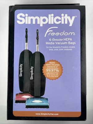 17 bolsas de vacío genuinas Simplicity Freedom HEPA para S10S S10D S10P S10SAND Foto 1 de 4