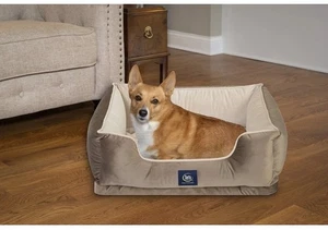 Serta Ortho Cuddler Haustier Hundebett, groß, 34"x24", braun - Bild 1 von 12