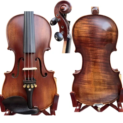 SONG Strad style student whole back violin 1/2,huge and resonant sound#15768 - Image 1 of 4