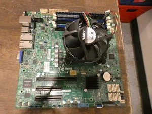 Scheda madre server Supermicro X10SLH-F LGA 1150 4 GB DDR3 doppia LAN MicroATX - Foto 1 di 7