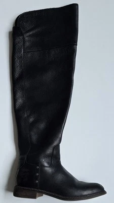 Botas de montar Franco Sarto Haleen de cuero negro sobre la rodilla para mujer talla 8,5 Foto 1 de 4
