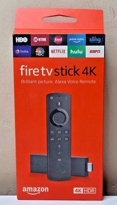 NEW Amazon Fire TV Stick 4K Media Streamer Alexa Voice Remote - Image 1 of 4