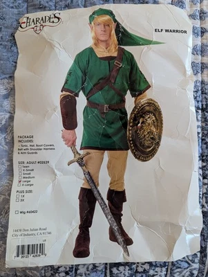Legend Of Zelda Link Costume Adult Male Large - Image 1 of 2