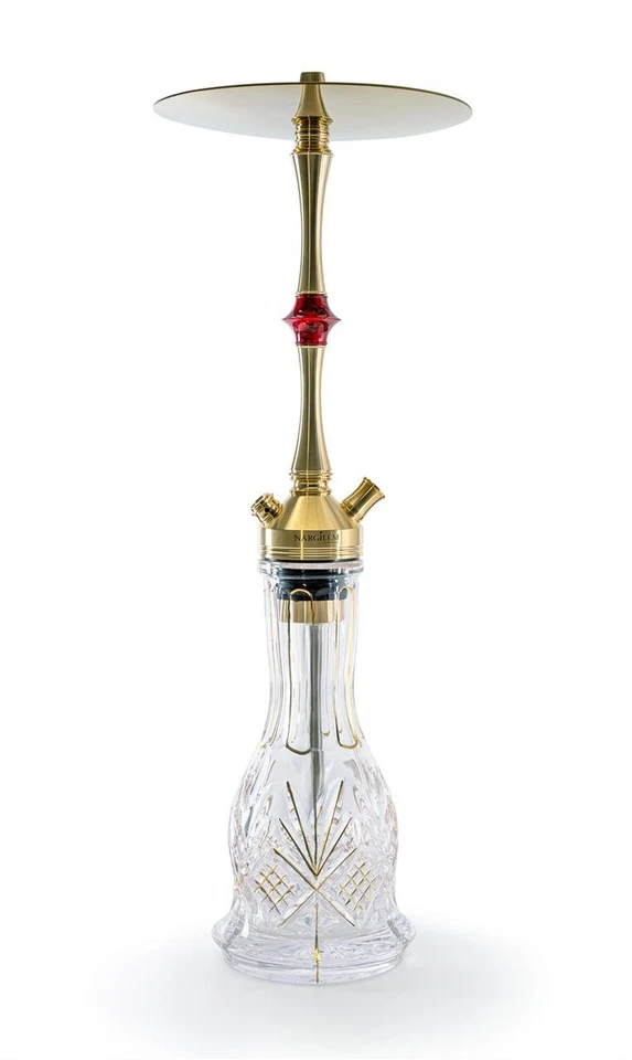 Nargilem NPS Tradi Shisha Messing Traditionell Grün Rot Blau Schwarz Mittelstück - Bild 1 von 1