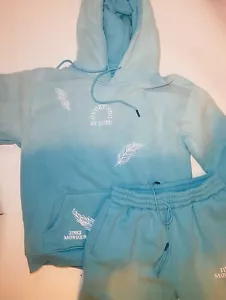 JINKX MONSOON “Everything at Stake” Hoodie & Sweatpants Ombre Blue warm Set XL - Picture 1 of 11