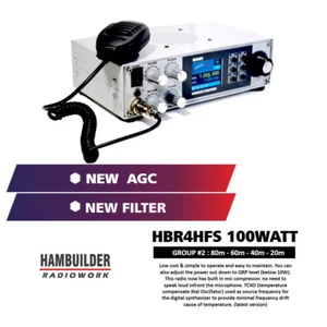 100W SSB/CW HF Transceiver (80m, 60m, 40m, 20m) HBR4HFS Band Group #2 - Zdjęcie 1 z 7