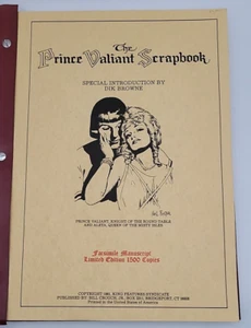 Prince Valiant Scrapbook Facsimile Manuscript Limited Edition /1500 1981 Vinyl - Picture 1 of 13
