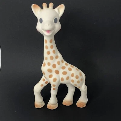 "Juguete de dentición Sophie La Jirafa Chirrido de goma Bebé Sophie la Girafe 7""" Foto 1 de 4