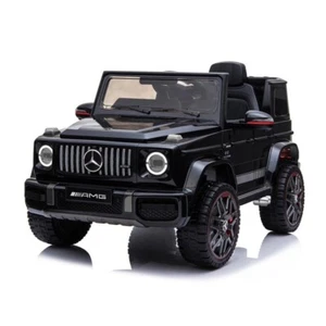 Kinderauto "Mercedes G63 AMG" 12V7AH Akku,2 Motoren+ 2,4Ghz+EVA Reifen| ÖkoLeder - Bild 1 von 4