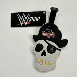 WWE Authentic WrestleMania 36 Pirate Skeleton Luggage Tag Tampa Bay 2020 - Picture 1 of 5