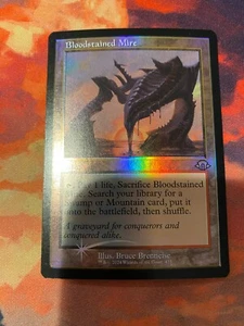 MTG Modern Horizons 3 Bloodstained Mire Retro Frame Foil - Picture 1 of 1