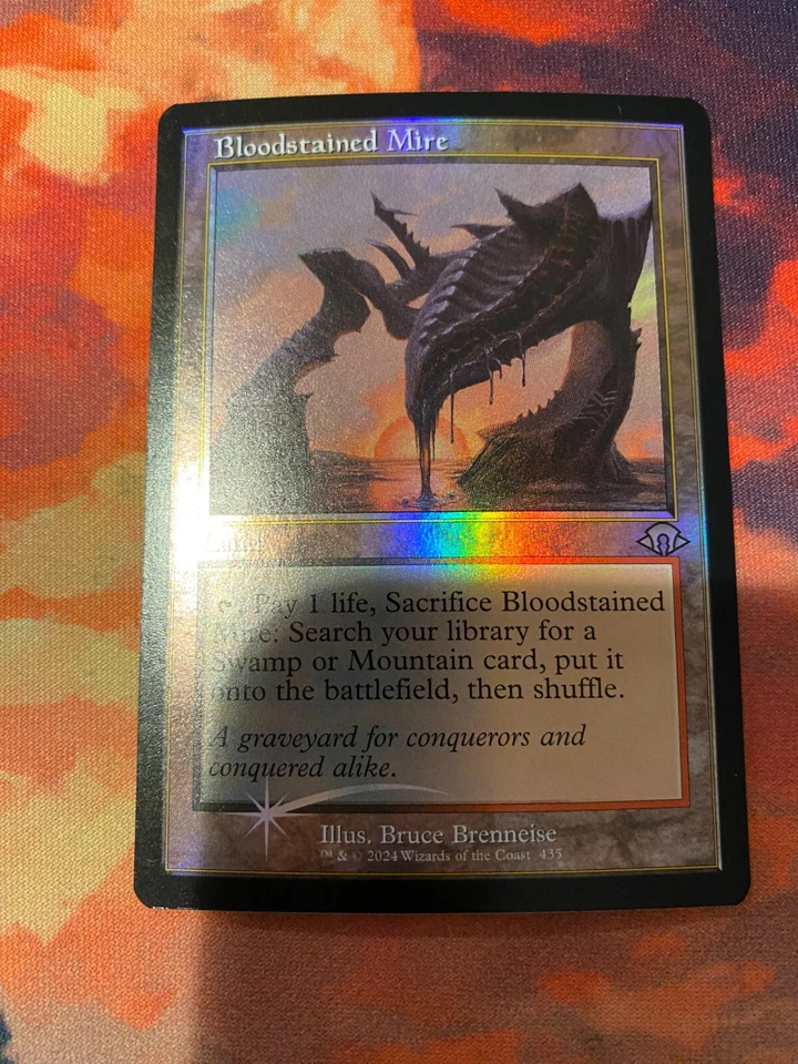 MTG Modern Horizons 3 Bloodstained Mire Retro Frame Foil - Image 1 of 1