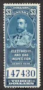 Sello de ingresos federales de Canadá - FEG10 como nuevo, F-VF - Imagen 1 de 1