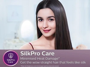 PHILIPS HP8302 Selfie Straightener With SilkPro Care - Picture 1 of 5