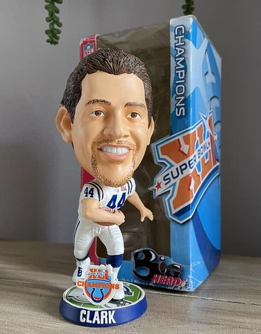 DALLAS CLARK Indianapolis Colts SUPER BOWL XLI BIGhead Bobblehead NIB! Cover