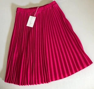 ZAIKAMOYA XS / 10-12 FULL ELASTIC WAIST PLEATED SKIRT - Picture 1 of 2