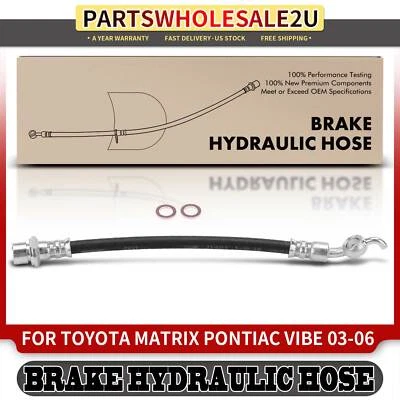 Rear Left / Right Brake Hydraulic Hose for Toyota Matrix Pontiac Vibe 03-06 1.8L - Image 1 of 4