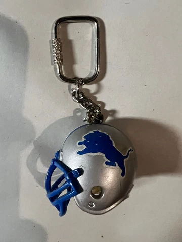 Detroit Lions Helmet Keychain New Old Stock FREE SHIPPING Cover