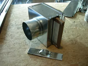 Fresh Air Intake Filter box HVAC system Duct Air Filter collars 4" - Picture 1 of 7