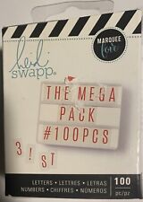 Classic Heidi Swapp Marquee Letter Numbers Mega Pack, 100 pieces