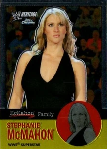 2007 Topps Heritage II Chrome WWE Wrestling Card #56 Stephanie McMahon - Picture 1 of 2