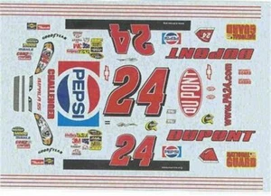 Winscals #24 Pepsi Challenger 2009-Jeff Gordon Nascar decal - Picture 1 of 1