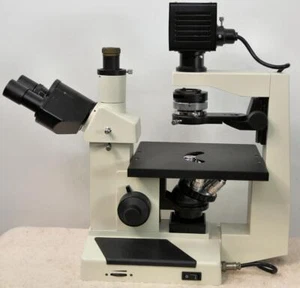 VWR VistaVision Invertiertes Mikroskop Trinokular, Okulare, 5 Obj mit Ph. Kontrast - Bild 1 von 9