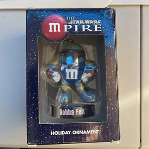 Star Wars M&M Chocolate Mpire Boba Fett Holiday Ornament Kurt S. Adler Vintage - Picture 1 of 4