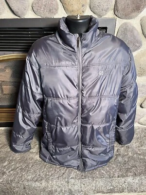 Chaqueta Southpole X-Pedition Para Hombre Grande Clásica Negra Acolchada Puffer Gorpcore Foto 1 de 4