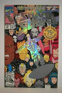 Marvel Silver Surfer #75 1992 Vol 3 Holofoil Cover, Double Size, Direct Edition - Bild 1 von 6