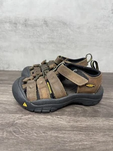 KEEN Sandals Kids Size 9C Toddler Brown Black Outdoors Walking - Picture 1 of 13