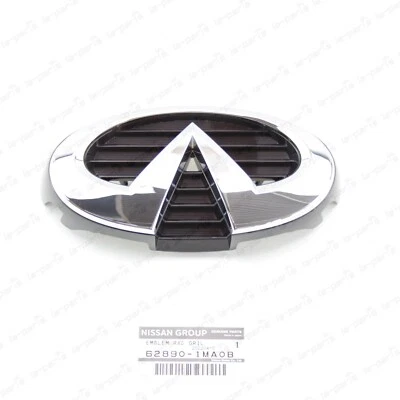 NUEVO GENUINO 2011-2014 INFINITI M37 M56 Q70 EMBLEMA PARRILLA DELANTERA 62890-1MA0B Foto 1 de 4