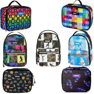NWT LICENSED FORTNITE Skins Camo Loot Llama Multiplier Amplify LUNCH BOX BAG - Picture 1 of 35