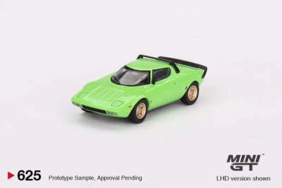 1:64 Lancia Stratos HF Stradale -- Verde Chiaro (Green) -- Mini GT MGT00625 - image 1 of 3